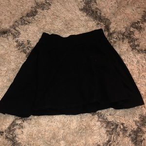Black skater skirt